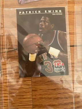 New York Knicks Rare Patrick Ewing Card